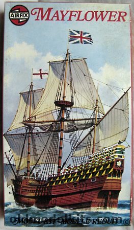 Airfix The Mayflower Pilgrim Ship - With Sails, X881-1800 plastic model kit